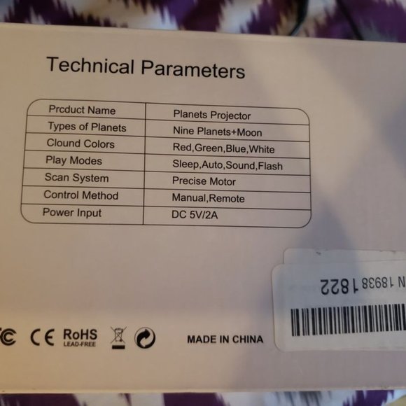 New Galaxy Projector with Bluetooth Speaker - Picture 3 of 5